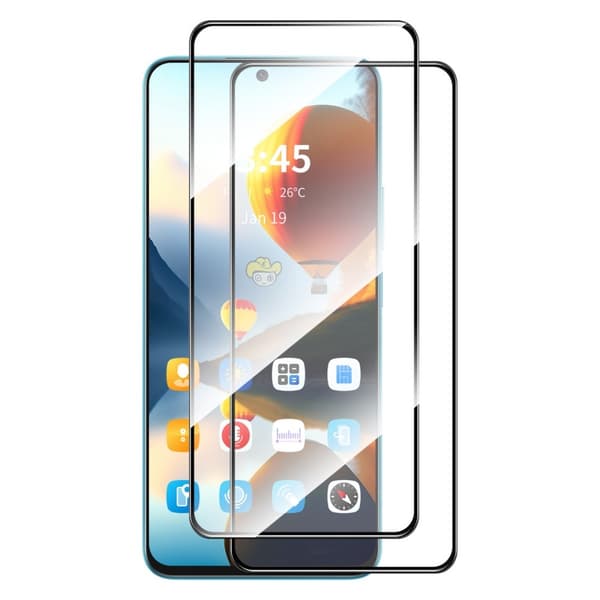 2-pack HAT PRINCE Nokia G42 skärmskydd i 0.26 mm glas Transparent