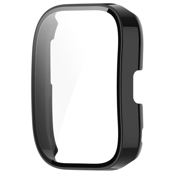 Amazfit Bip 5 protective cover with tempered glass - Black Svart