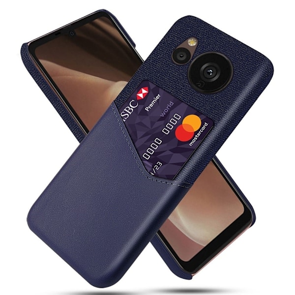 Bofink Sharp Aquos Sense 7 Plus Card Suojakuori - Sininen Blue