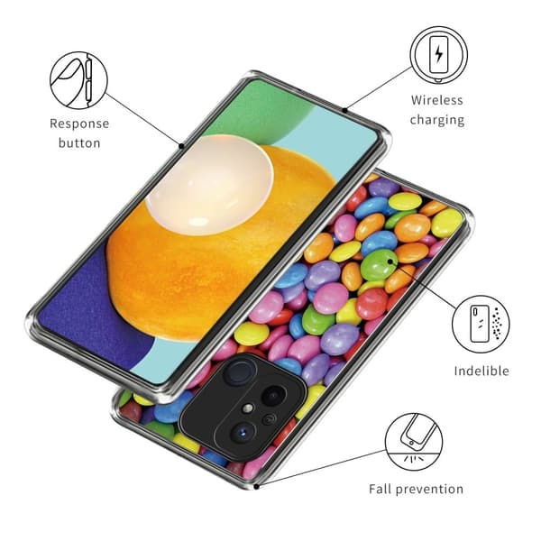 Deco Xiaomi Redmi 12C skal - Regnbågsgodis multifärg