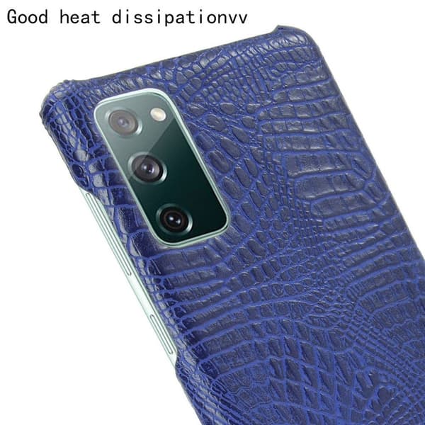Krokokotelo - Samsung Galaxy S20 FE 5G / S20 FE - Sininen Blue