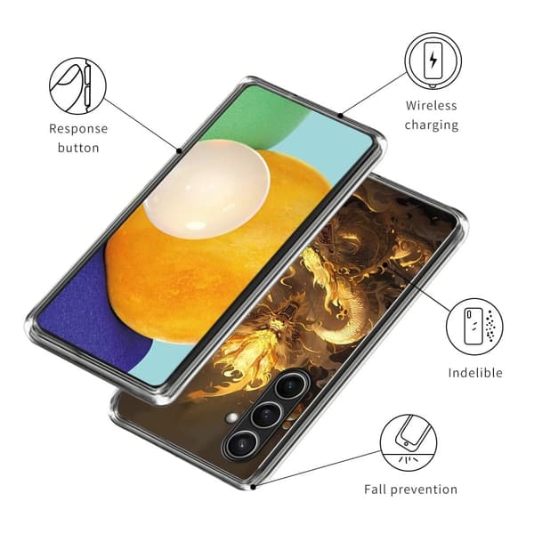 Vibe Samsung Galaxy S24 FE deksel - Style H Gold