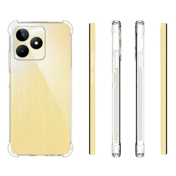 Lux-Case Airbag-skydd för Realme C53 / Narzo N53 Transparent