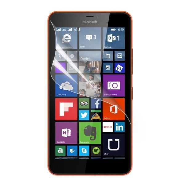Microsoft Lumia 640 XL Skærmbeskyttelse - Ultra Klar Transparent