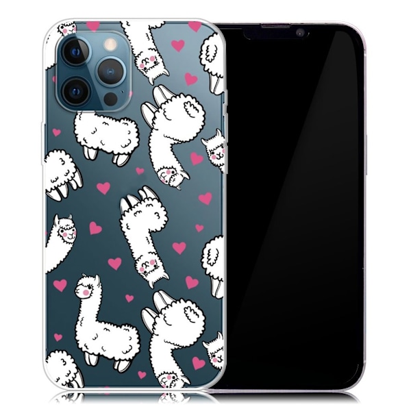Deco iPhone 13 Pro deksel - Hjerter Og Hjerter White