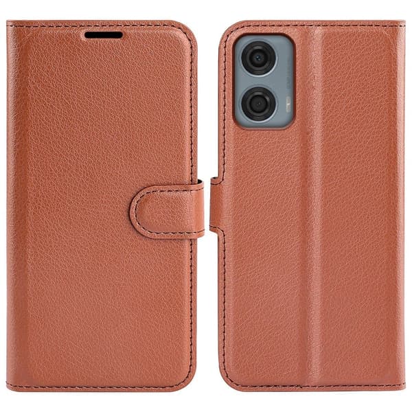 Classic Motorola Moto G24 Power flip etui - Brun Brown