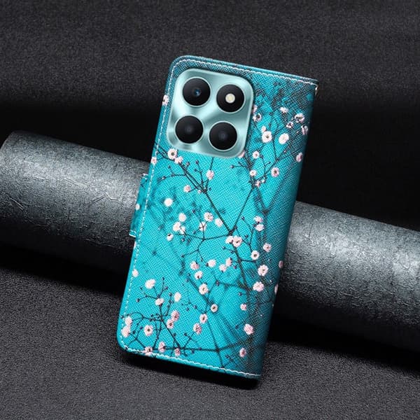 Wonderland Honor X6a Flip Etui - Plum Blossom Blue