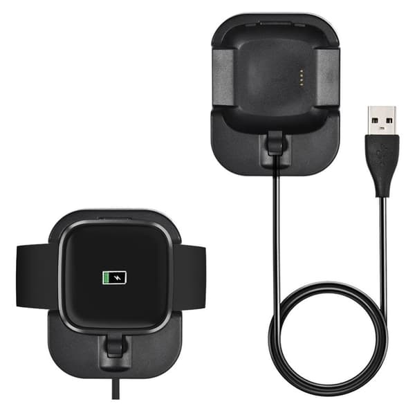 Fitbit Versa 2 USB-docka för laddning Svart