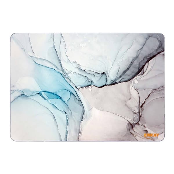 HAT PRINCE MacBook Pro 16 M1 / M1 Max (A2485, 2021) deksel med streamer-lysmønster - Grå Og Blå White