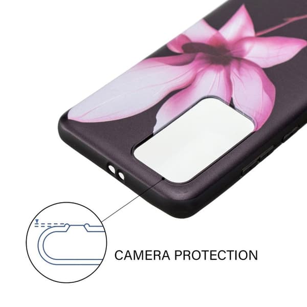 Tenk deg Huawei P40 Pro etui - Blomstermønster Pink