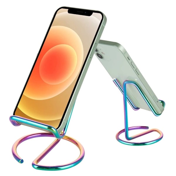 Universal galvaniseret telefon- og tabletholder - Farverig Multicolor