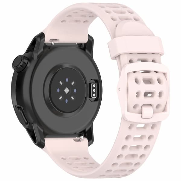 Coros Pace 2 / Apex 2 / Apex 42mm silikone urrem Solid Color 20mm urrem - Lyserød Pink