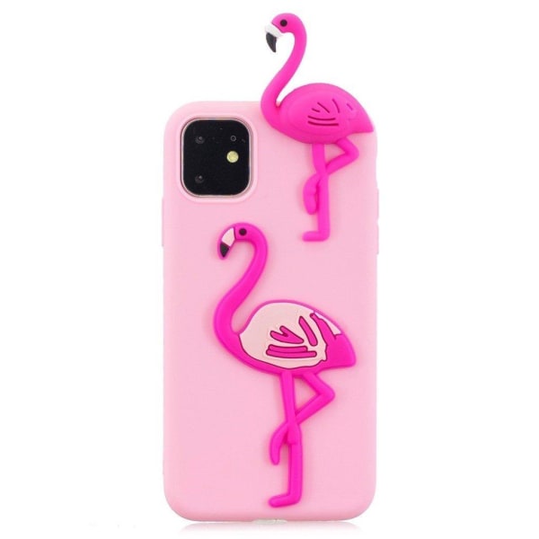 Cute 3D iPhone 11 Pro Max skal - Rosa Rosa