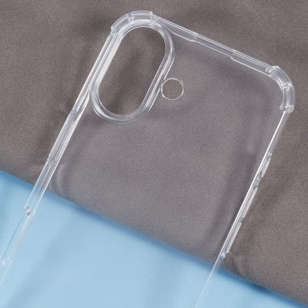Ultratynt gjennomsiktig deksel for iPhone 16 Transparent