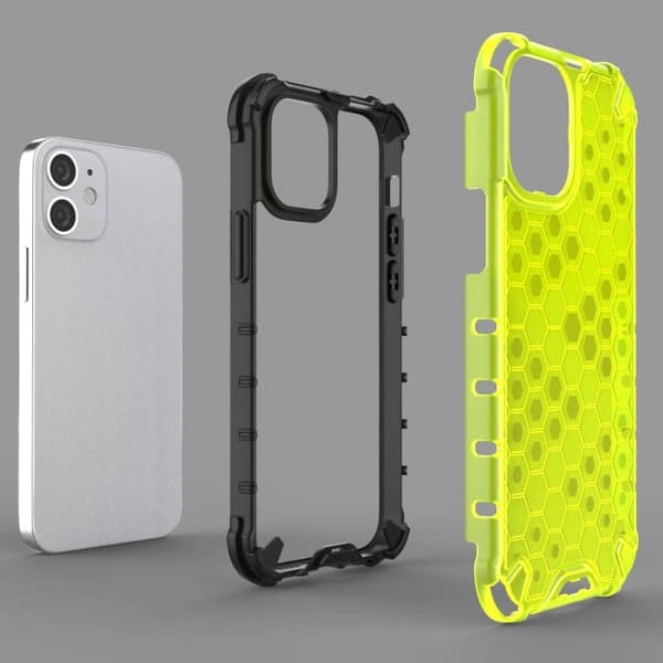 Bofink Honeycomb iPhone 12 Mini deksel - Grønn Green