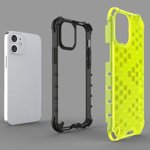 Bofink Honeycomb iPhone 12 Mini etui - Grøn Green