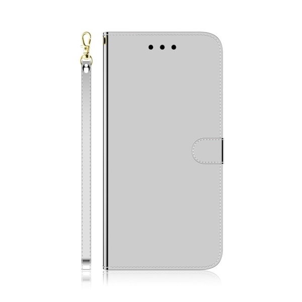 Mirror Samsung Galaxy A70s veske - Sølv Silver grey