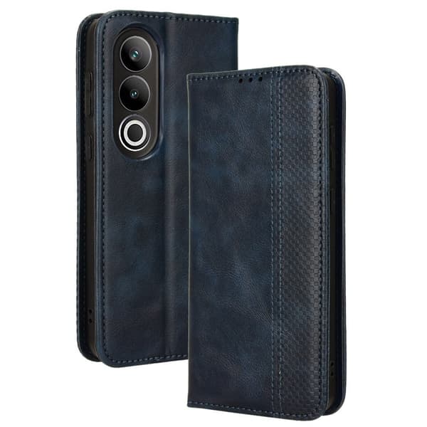 Bofink Vintage OnePlus Ace 3V / OnePlus Nord CE4 lærveske - Blå Blue
