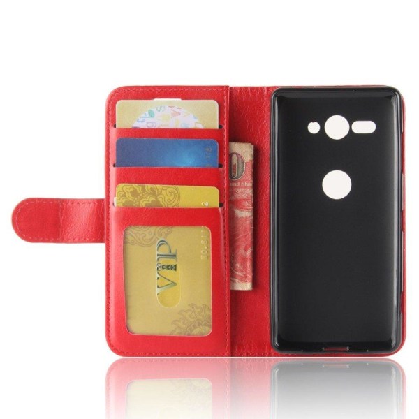 Sony Xperia XZ2 Compact yksinkertainen suojakotelo - Punainen Red 5c99 |  Red | Imitationsläder | Fyndiq