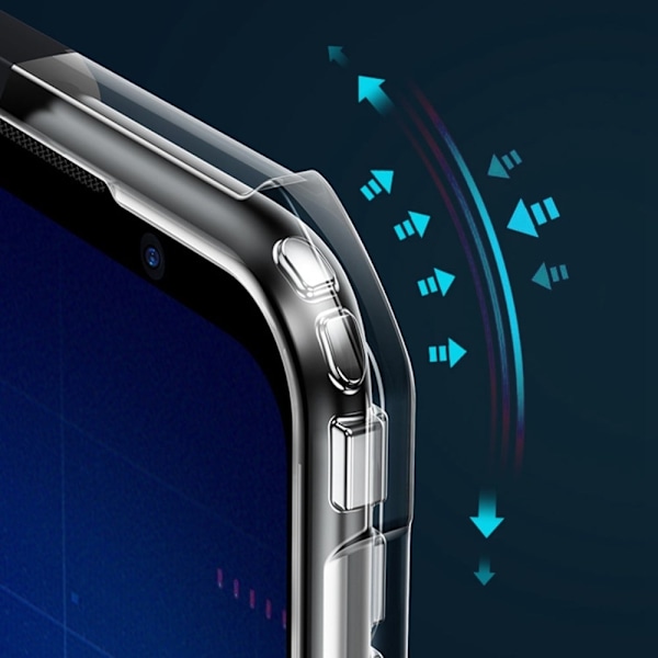Stöttåligt OnePlus Nord 2T hybridskal - Svart Svart