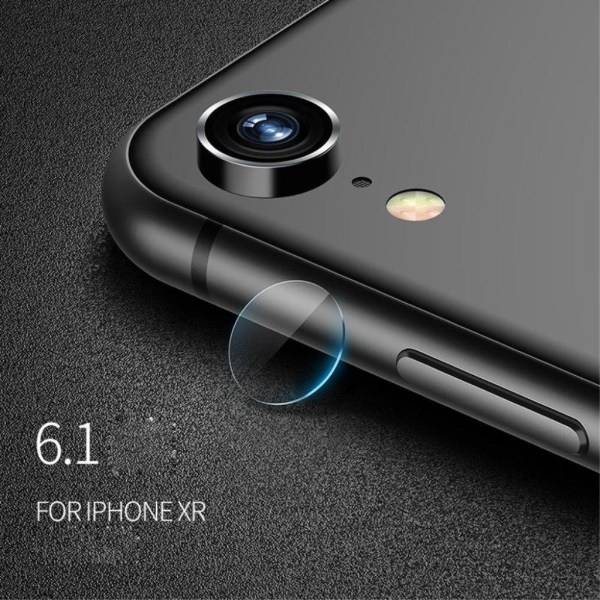 iPhone Xr USAMS suojaava karkaistu lasi suojakalvo kamera linssi Transparent