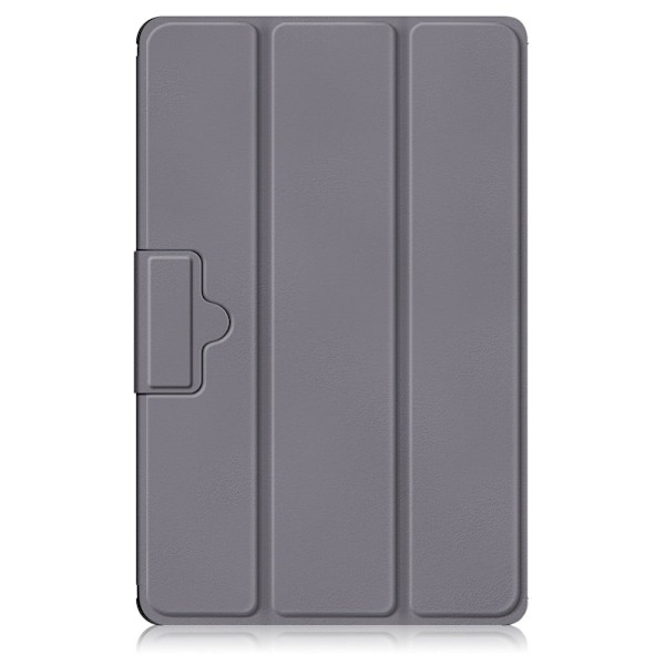 Tri-fold Leather stander etui til Lenovo Tab M10 (Gen 3) - Grå Silver grey