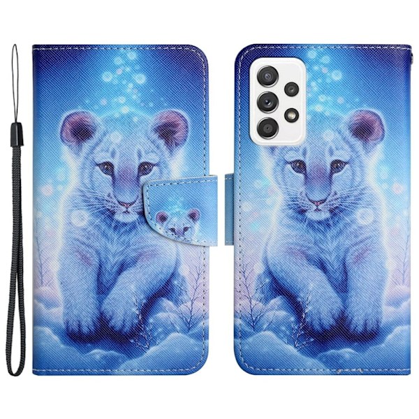 Wonderland Samsung Galaxy A33 5G Flippetui - Leopard Blue