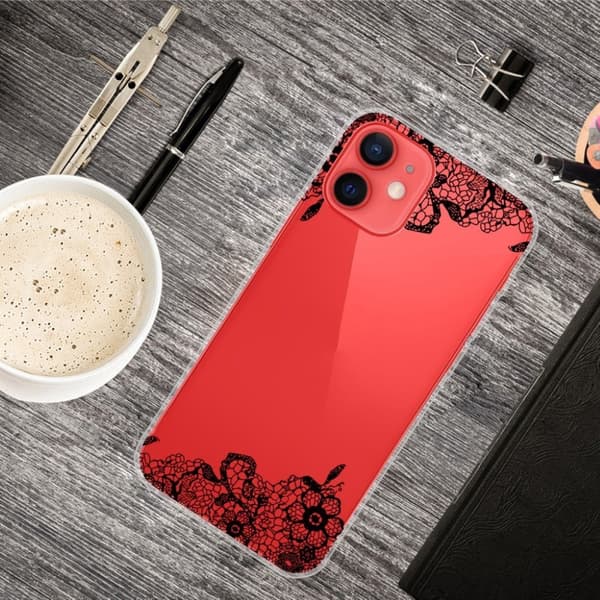 Deco iPhone 13 Mini deksel - Blondeblomst Black