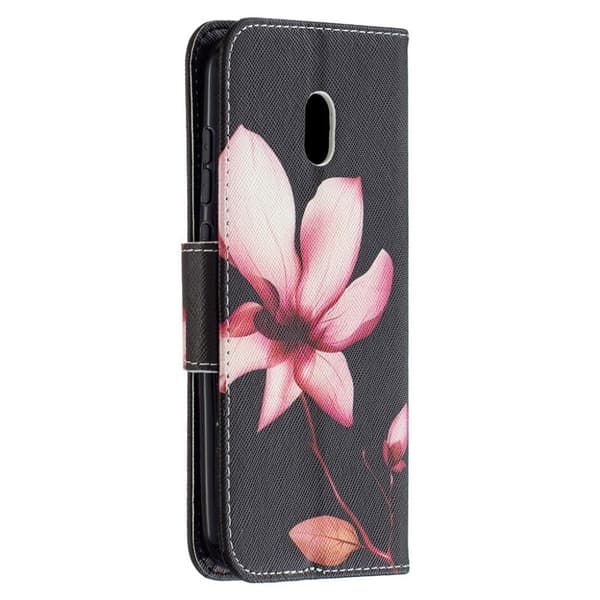 Wonderland Nokia C1 Plus Flip Etui - Livlig Blomst Black