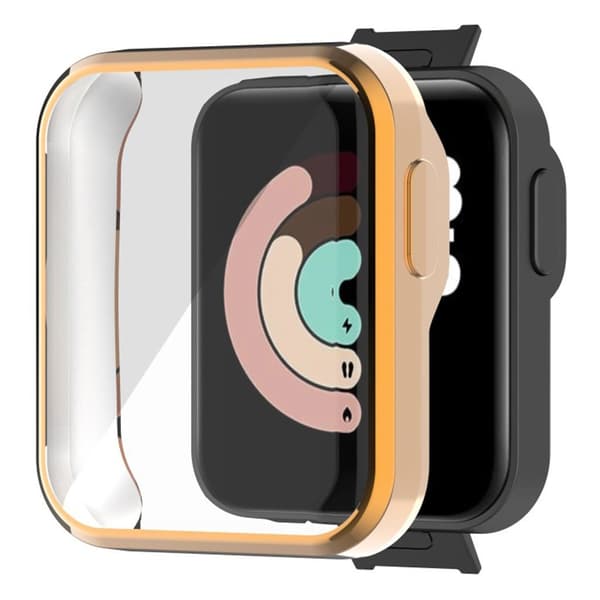 Xiaomi Mi Watch Lite / Redmi Watch glänsande skydd - Roséguld Rosa