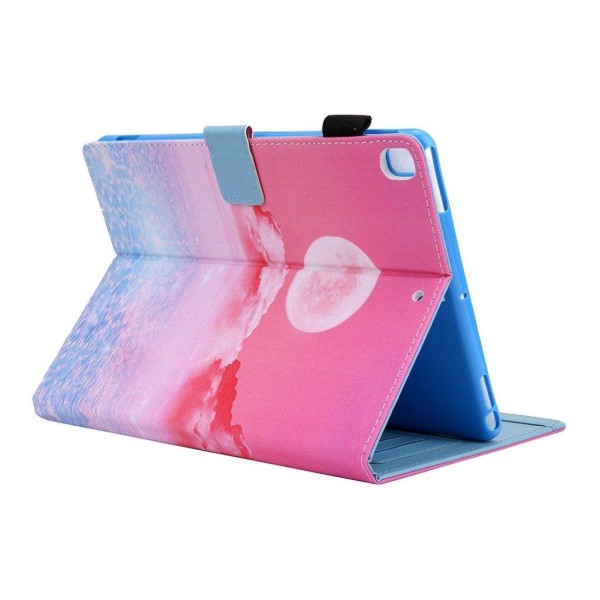iPad 10.2 (2020) / Air (2019) mønster læder etui - Afterglow Pink