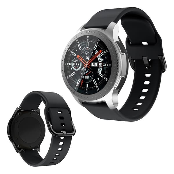 Samsung Gear S3 Active Silikon Klokkereim - Svart Black