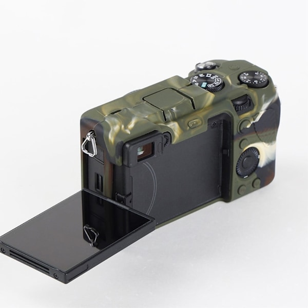 Sony A7C silikonisuojus - Naamiointi Green