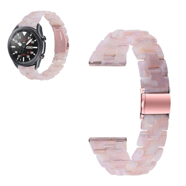 Samsung Galaxy Watch 3 (45mm) resin farverig rem - pink Mix Pink