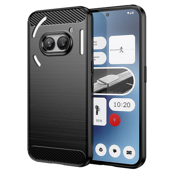 Carbon Flex Nothing Phone (2a) deksel - Svart Black
