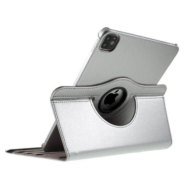 iPad Air (2020) 360 degree rotatable leather case - Silver Silver grey