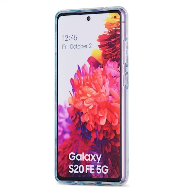 Marmormotiv Samsung Galaxy S20 FE 2022 / Samsung Galaxy S20 FE 5G / Samsung Galaxy S20 FE skal - Rosa / Vit Rosa