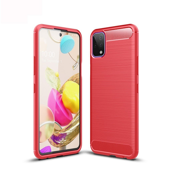 Carbon Flex LG K42 kotelot - Punainen Red