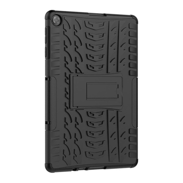 Tire pattern kickstand case for Huawei MatePad T10 / T10S - Blac Black