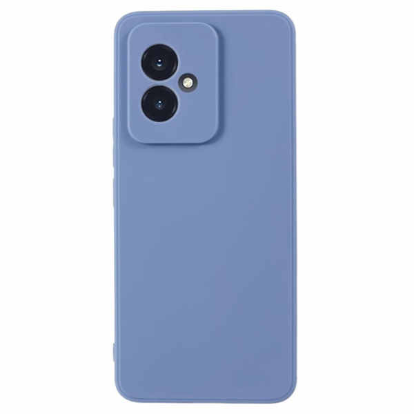 Mikrofiberforet blødt gummi Honor 100 cover - Lavendelgrå Silver grey
