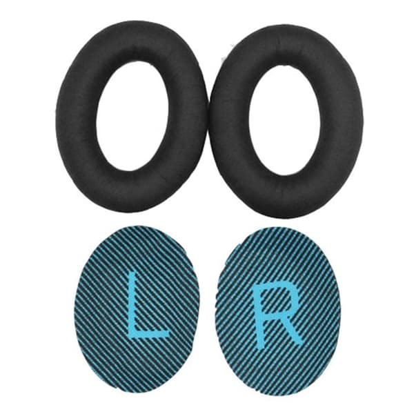 1 par BOSE QC15 / QC25 / QC35 JZF-236 öronkuddar i läder - Blå Blå