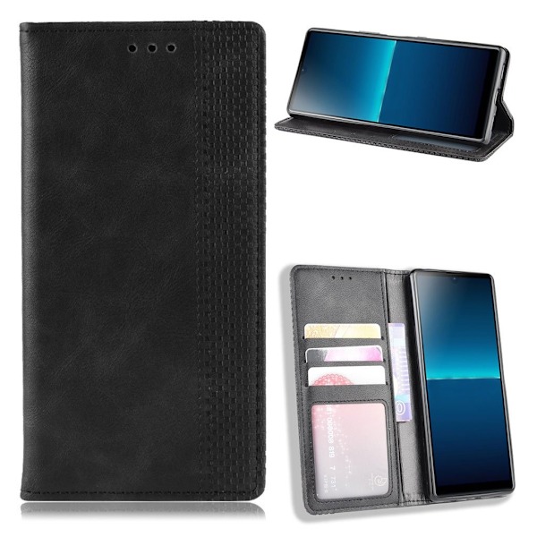Bofink Vintage Sony Xperia L4 kotelot - Musta Black