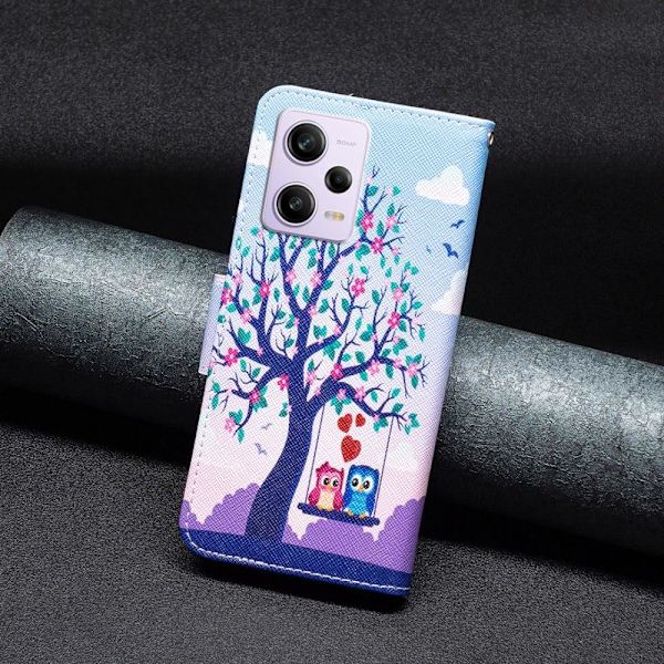 Wonderland Xiaomi Poco X5 Pro Flip Etui - To Ugler Purple