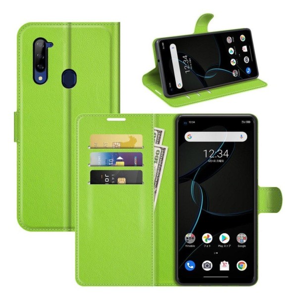 Klassisk ZTE Libero 5G flip etui - Grøn Green