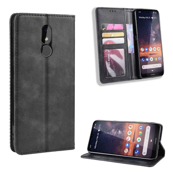 Bofink Vintage Nokia 3.2 etui - Sort Black