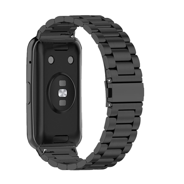 Huawei Watch Fit 2 urrem i rustfrit stål - Sort Black