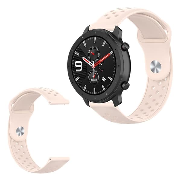 Amazfit GTR 42mm / GTS klockarmband i silikon - Ljusrosa Rosa