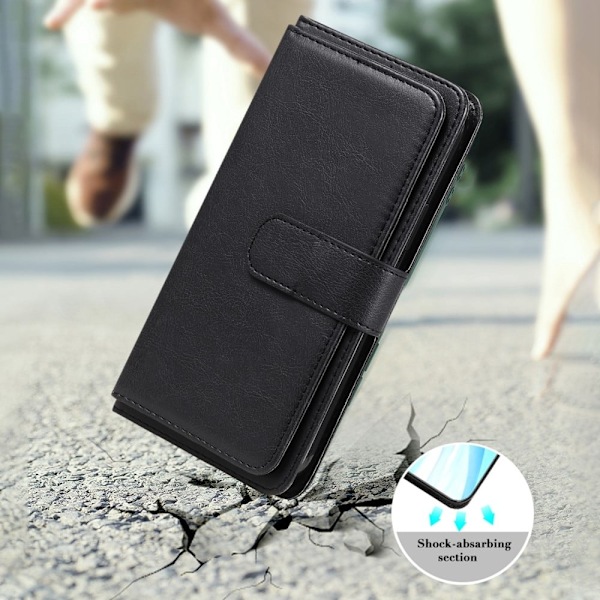 Samsung Galaxy S23 Ultra fodral med 10 fickor - Grön Grön