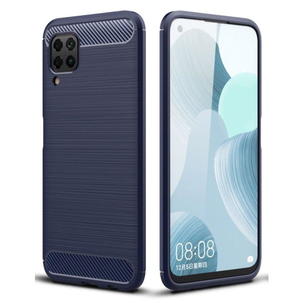 Carbon Flex cover - Huawei Nova 6 SE – Blå Blue