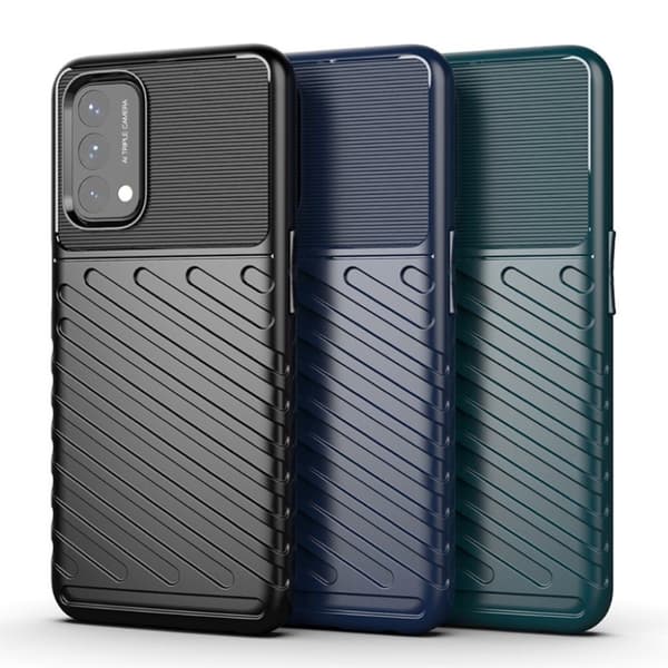 Thunder OnePlus Nord N200 5G Suojakotelo - Musta Black